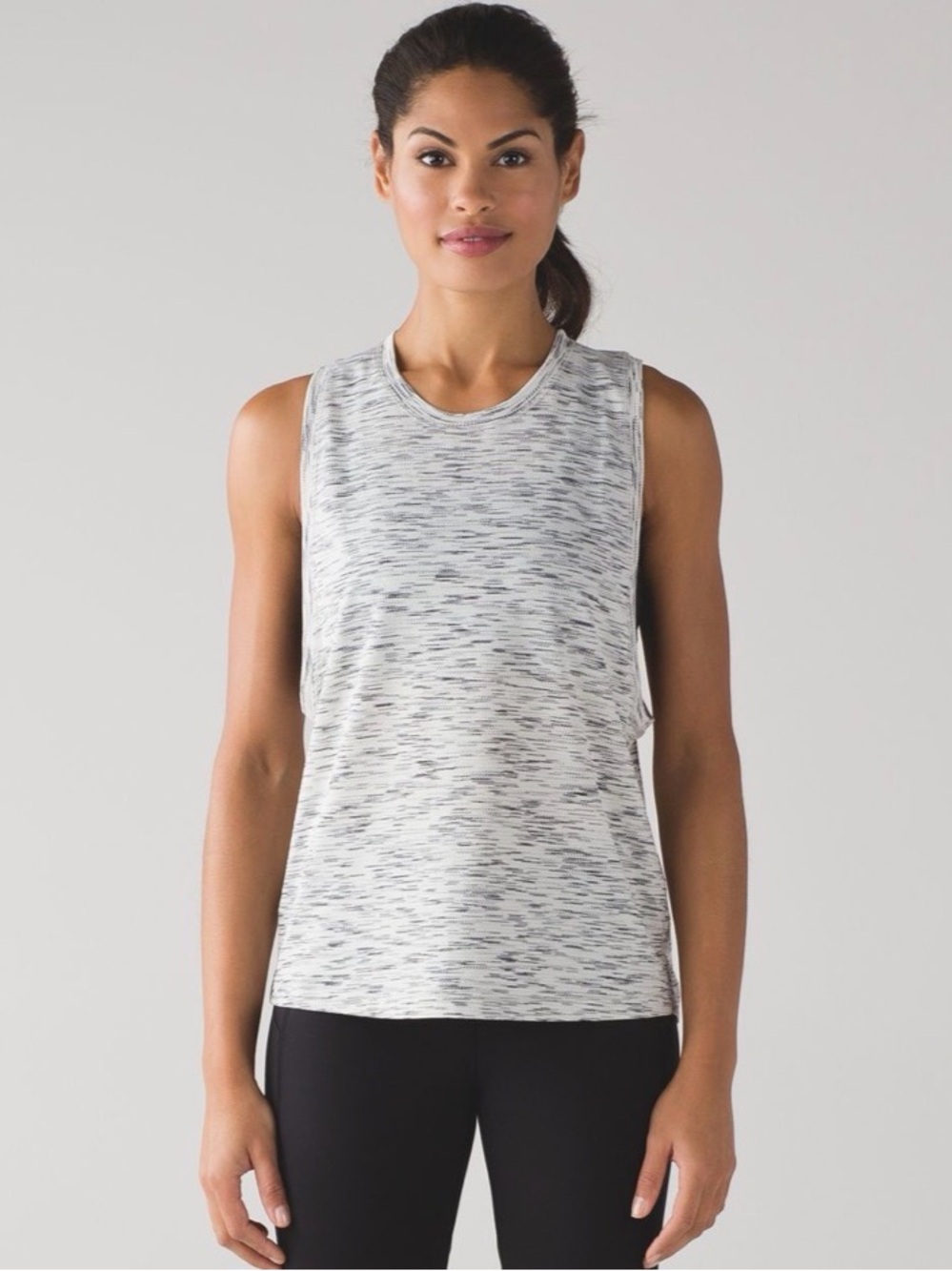 Lululemon Cardio Squad Tank II
Tiger Space Dye Black and White size 6-8